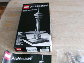 lego,  Architecture: Seattle Space Needle 21003, jaar 2009, Kinderen en Baby's, Speelgoed | Duplo en Lego, Ophalen of Verzenden