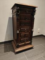 Mooie houten kast met marmeren blad, Antiek en Kunst, Ophalen