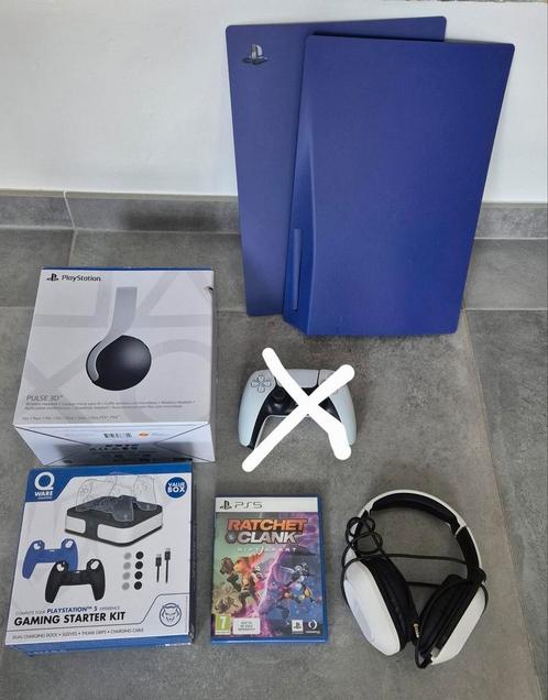 accessoires en games voor ps5, Games en Spelcomputers, Spelcomputers | Sony PlayStation 5, Zo goed als nieuw, Playstation 5, Ophalen of Verzenden