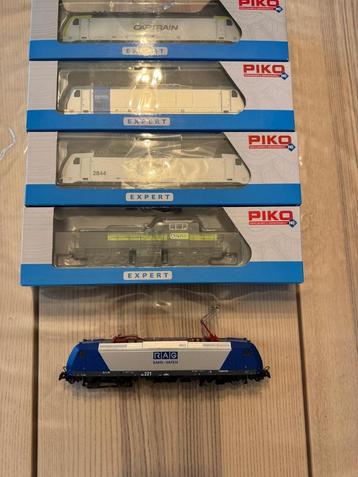 Lot 5x Piko digitale locomotieven H0 beschikbaar voor biedingen