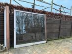 Houten raam met dubbel glas, Doe-het-zelf en Bouw, Raamkozijnen en Schuifdeuren, Ophalen, Gebruikt