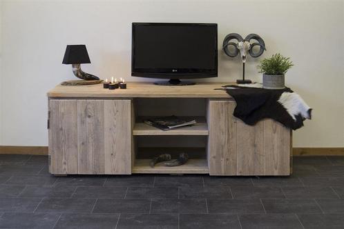 Leuk TV meubel van gebruikt steigerhout, Huis en Inrichting, Kasten |Televisiemeubels, Nieuw, Ophalen of Verzenden