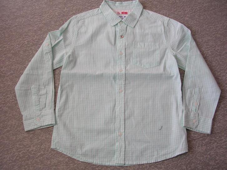 SPLINTERNIEUW jongenshemdje. Maat 128, Kinderen en Baby's, Kinderkleding | Maat 128, Nieuw, Jongen, Overhemd of Blouse, Ophalen of Verzenden
