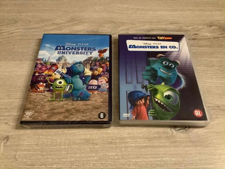 Disney-Pixar Monsters & Co verschillende DVD'S, Cd's en Dvd's, Dvd's | Tekenfilms en Animatie, Zo goed als nieuw, Europees, Tekenfilm