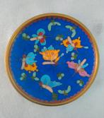 Zeer mooi bordje in cloisonné, Ophalen of Verzenden
