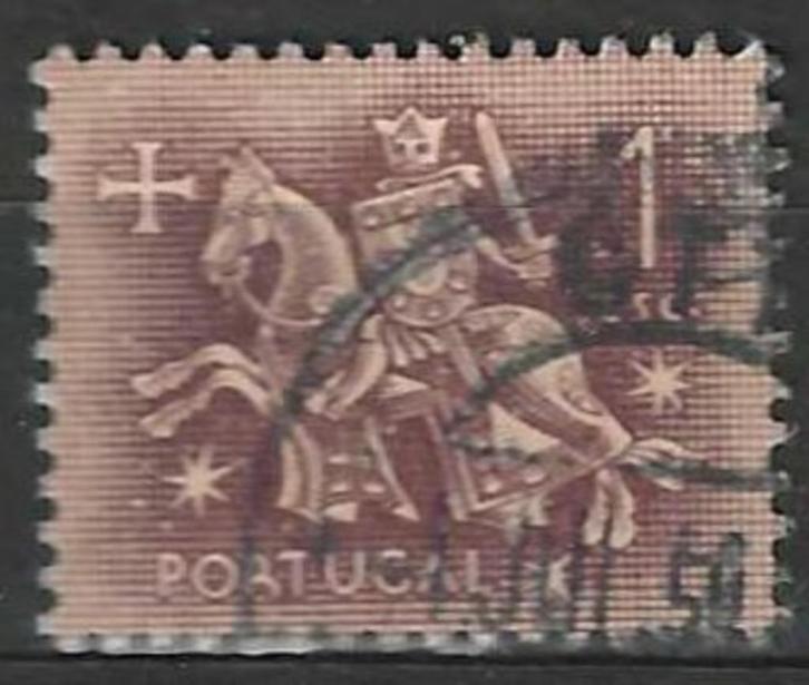 Portugal 1953-1956 - Yvert 779 - Koning Dinis - 1 e. (ST), Postzegels en Munten, Postzegels | Europa | Overig, Portugal, Verzenden