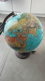 Wereldbol lamp jaren 80, Huis en Inrichting, Ophalen of Verzenden, Zo goed als nieuw