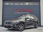 BMW X1 2.0iAS sDrive20 AUT. (192pk) 2019 60.538km GARANTIE, Auto's, 4 cilinders, Zwart, Leder, 5 zetels