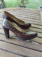 Pumps Andrea Catini 39.5, Ophalen of Verzenden, Zo goed als nieuw, Bruin, Pumps