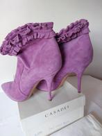 888B* Casadei - sexy paarse luxe laarzen met hoge hak (40), Casadei, Hoge laarzen, Zo goed als nieuw, Verzenden