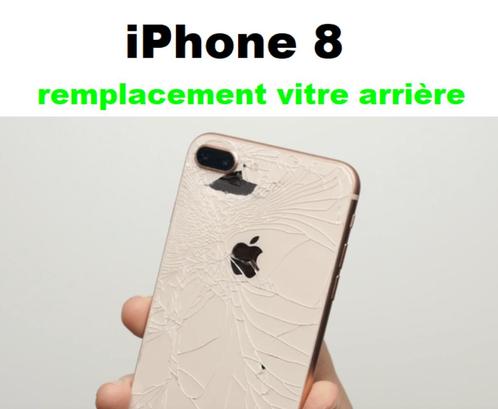 Remplacement vitre arrière iPhone 8 pas cher à Bruxelles 50€, Telecommunicatie, Mobiele telefoons | Toebehoren en Onderdelen, Apple iPhone