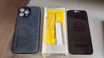 Etui en cuir aimanté iPhone 15 Pro Max + Antispy, Enlèvement ou Envoi, Neuf