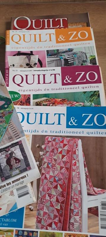 13 boeken quilt &zo om te quilten met patronen  beschikbaar voor biedingen