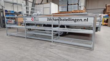 Laag Rek / Stelling (396x60x100cm) beschikbaar voor biedingen