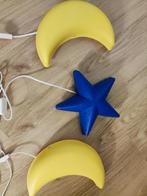 3 wandlampen nachtlampjes Ikea Smila maan en ster, Huis en Inrichting, Ophalen of Verzenden, Zo goed als nieuw, Kunststof