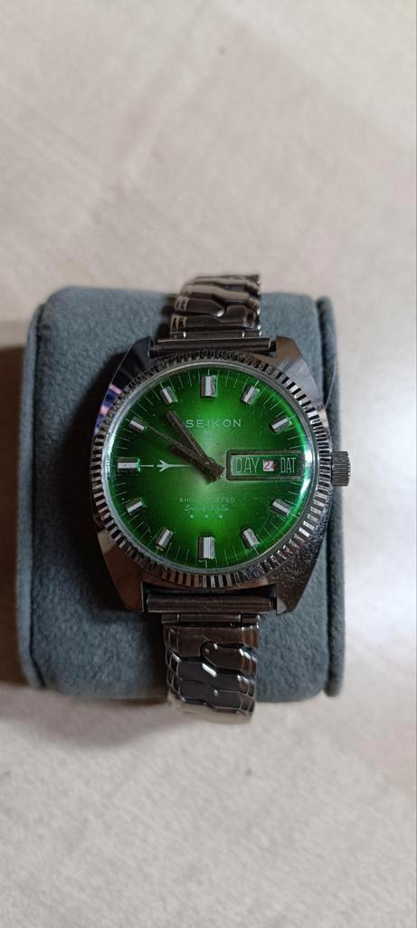 Aseikon 23 mechanisch horloge werkt Space Style-datum, Antiek en Kunst, Antiek | Gereedschap en Instrumenten, Ophalen of Verzenden
