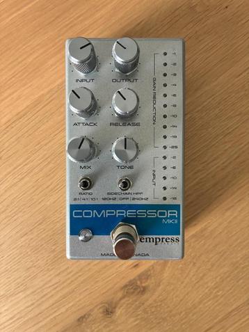 Pédale compresseur EMPRESS Compressor MKII NEUF guitare beschikbaar voor biedingen