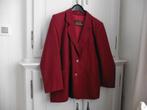 Belle veste rouge, doublée, 10% cachemire haute qualité, Comme neuf, Taille 38/40 (M), Non connue, Rouge