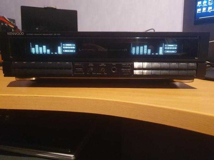 Kenwood GE-730 Graphic Equalizer, Audio, Tv en Foto, Versterkers en Ontvangers, Zo goed als nieuw, Stereo, Ophalen of Verzenden