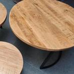 Ronde salontafel Mango, Huis en Inrichting, Tafels | Salontafels, Ophalen, Gebruikt
