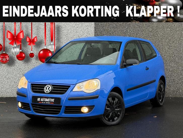 VOLKSWAGEN POLO 1.2 BENZINE • 2007 • AIRCO • BLANCO GEKEURD, Auto's, Volkswagen, Bedrijf, Te koop, Polo, ABS, Airbags, Airconditioning