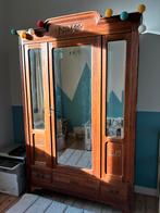 Mooie oude houten kast. Met spiegel., Huis en Inrichting, Ophalen