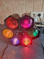 Disco spots en strobolight, Ophalen, Disco, Kunststof, Gebruikt