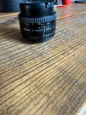 50 mm lens 1:1.8 D Nikon AF voor Nikon beschikbaar voor biedingen