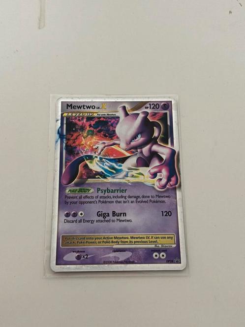 Mewtwo lv. X, Hobby en Vrije tijd, Verzamelkaartspellen | Pokémon, Zo goed als nieuw, Losse kaart, Foil, Ophalen of Verzenden