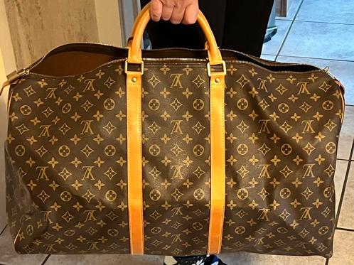 Louis Vuitton Keepall weekend/reistas met 2 handvaten L 60cm, Handtassen en Accessoires, Tassen | Reistassen en Weekendtassen