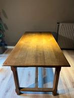Eiken lange houten tafel, Huis en Inrichting, Tafels | Eettafels, Ophalen, Gebruikt, Eikenhout, 50 tot 100 cm