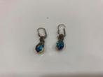 Oorbellen zilver met kristal, Met kristal, Ophalen of Verzenden, Glas, Zilver