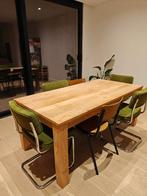 Houten tafel, Huis en Inrichting, Tafels | Eettafels, Ophalen, Gebruikt, Teakhout, 50 tot 100 cm