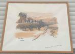 aquarelle signe marco magis, Antiek en Kunst, Ophalen of Verzenden