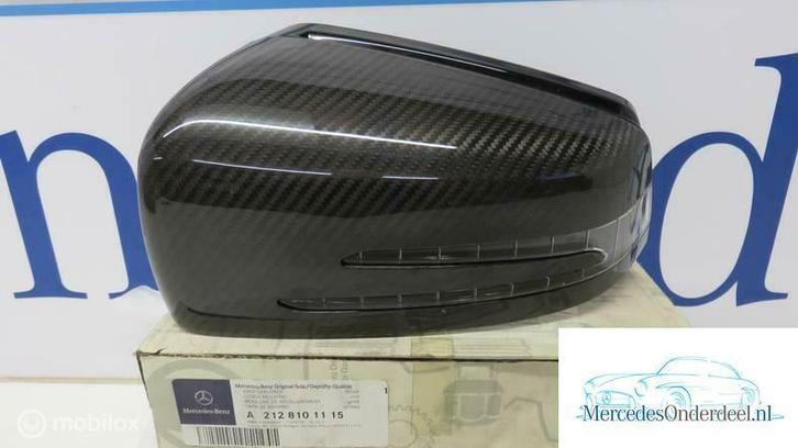W117 W156 W176 W204 W212 W216 W218 Spiegelkap Carbon AMG L&R, Auto-onderdelen, Spiegels, Nieuw, Ophalen of Verzenden