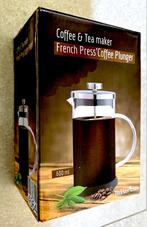 KOFFIE & THEEMAKER FRENCH PRESS (600 ml) // NIEUW, Elektronische apparatuur, Koffiezetapparaten, Gemalen koffie, Ophalen of Verzenden