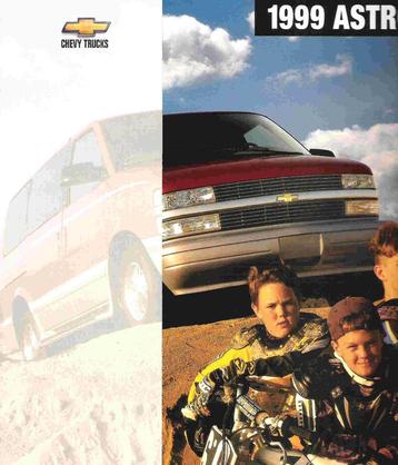 Brochure de la Chevrolet Astro 1999