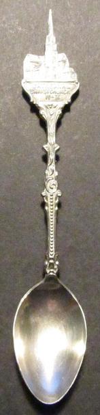 Verzilverd "Kathedraal, New Church" thee / koffie lepeltje, Ophalen, Zo goed als nieuw