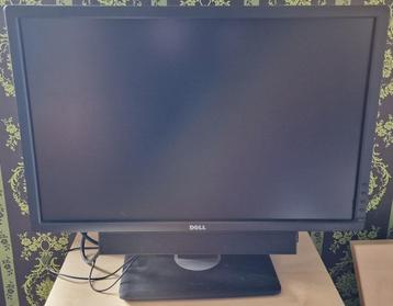 Dell 24 inch met soundbar, Enlèvement, Utilisé, VGA, Rotatif