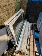 Compleet raam  ±180  x  ±180 + pvc rolluik, GRATIS te Loppem, Ophalen, Gebruikt, Wit, 150 tot 200 cm