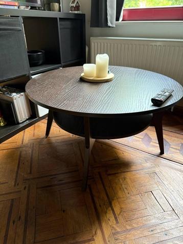 Salontafel, Huis en Inrichting, Tafels | Salontafels, Ophalen, Gebruikt, Rond, 50 tot 100 cm