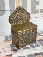 1890-1900-1910 Oud-Hollands kist kistje hout koper Antiek, Antiek en Kunst, Ophalen of Verzenden