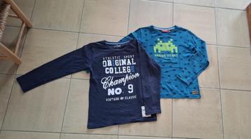 2 longsleeves  122, 7 jaar beschikbaar voor biedingen