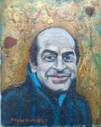 KIMON SYNESSIOS / MANNENPORTRET OLIEVERF 30x24cm SIG CHASSIS, Antiek en Kunst, Kunst | Schilderijen | Modern, Ophalen of Verzenden