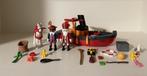 PLaymobil de stoomboot van Sinterklaas en Zwarte Piet, Ophalen of Verzenden, Zo goed als nieuw, Complete set