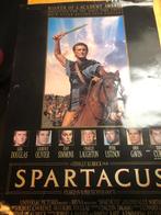 Grote filmposter Spartacus - Kirk Douglas, Collections, Cinéma & Télévision, Utilisé, Enlèvement ou Envoi, Film
