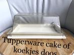 Tupperware cake doos of koekjes ., Overige typen, Crème, Zo goed als nieuw, Verzenden