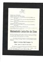 Faire part de décès, Collections, Enlèvement ou Envoi, Utilisé