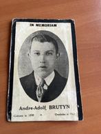 Rouwkaart A. Brutyn  Beernem 1898 + Detroit (USA) 1923, Carte de condoléances, Enlèvement ou Envoi