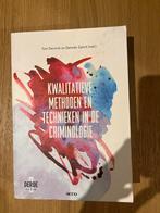 Kwalitatieve methoden en technieken in de criminologie, Ophalen of Verzenden, Zo goed als nieuw, Damian Zaitch; Tom Decorte